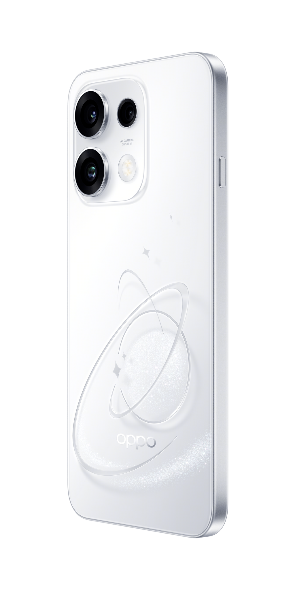 OPPO Reno16 FS 5G Rear Right Perspective White