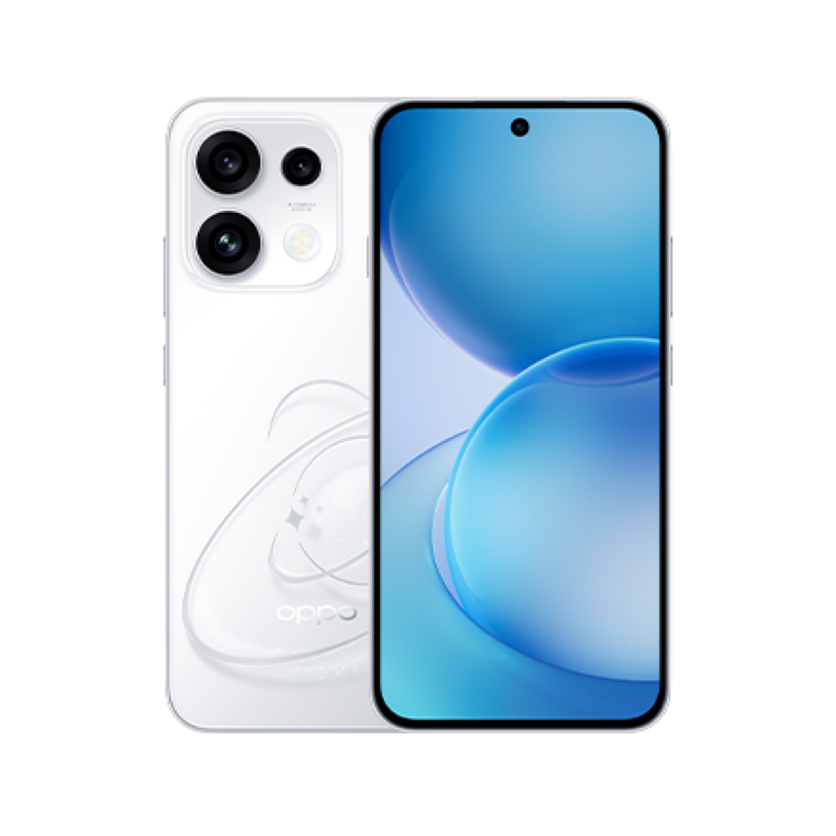 OPPO Reno16 FS Homepage Double View White