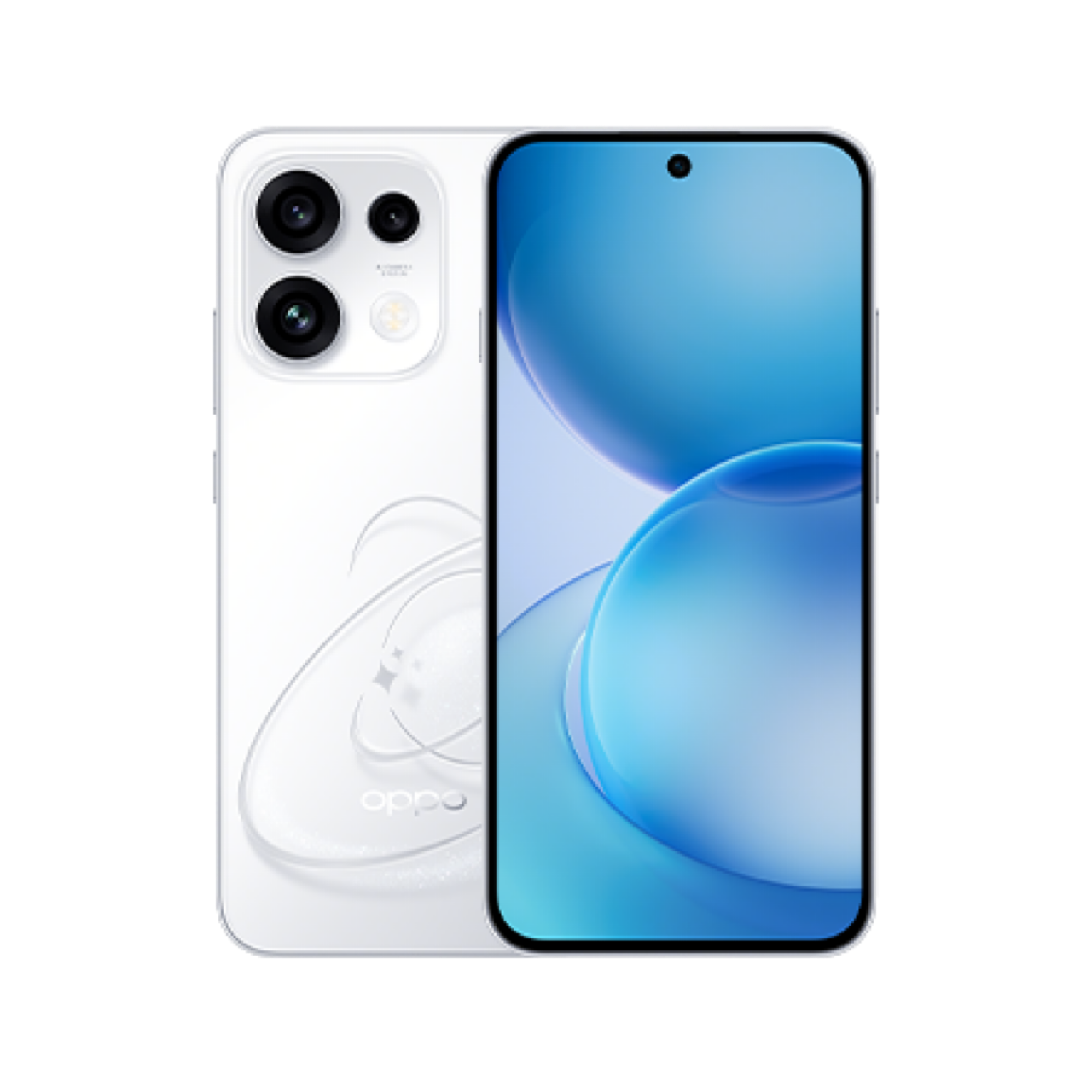 OPPO Reno16 FS Homepage Double View White