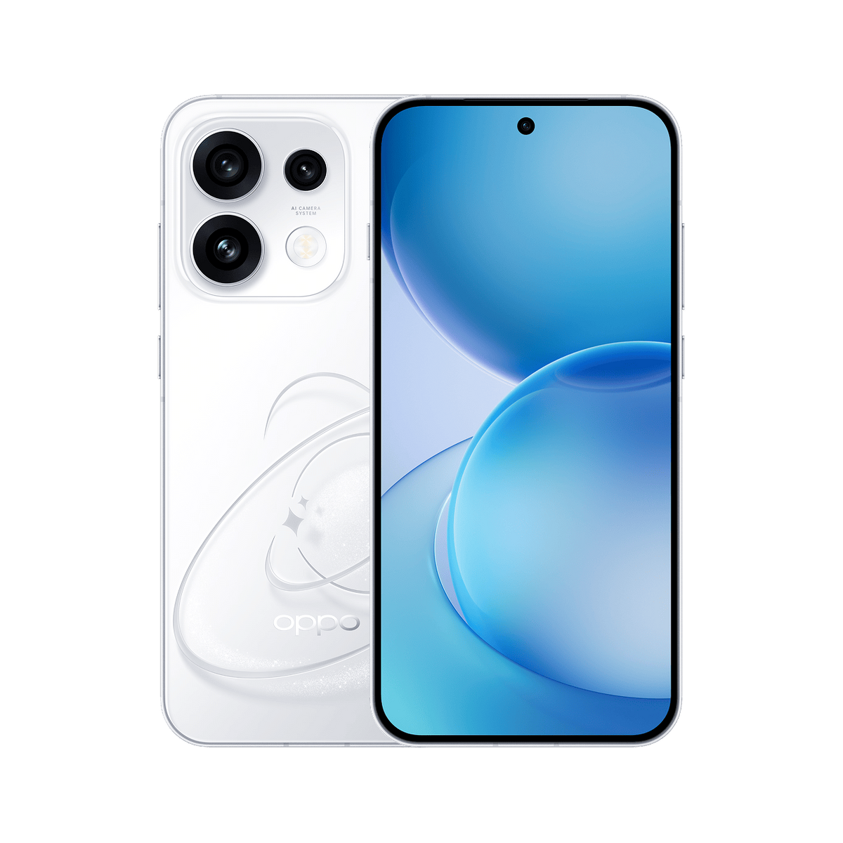 OPPO Reno16 Pro Homepage Double View White