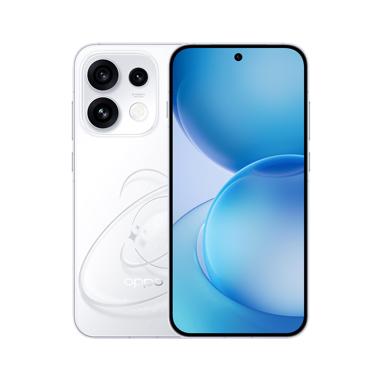 OPPO Reno16 Pro Homepage Double View White