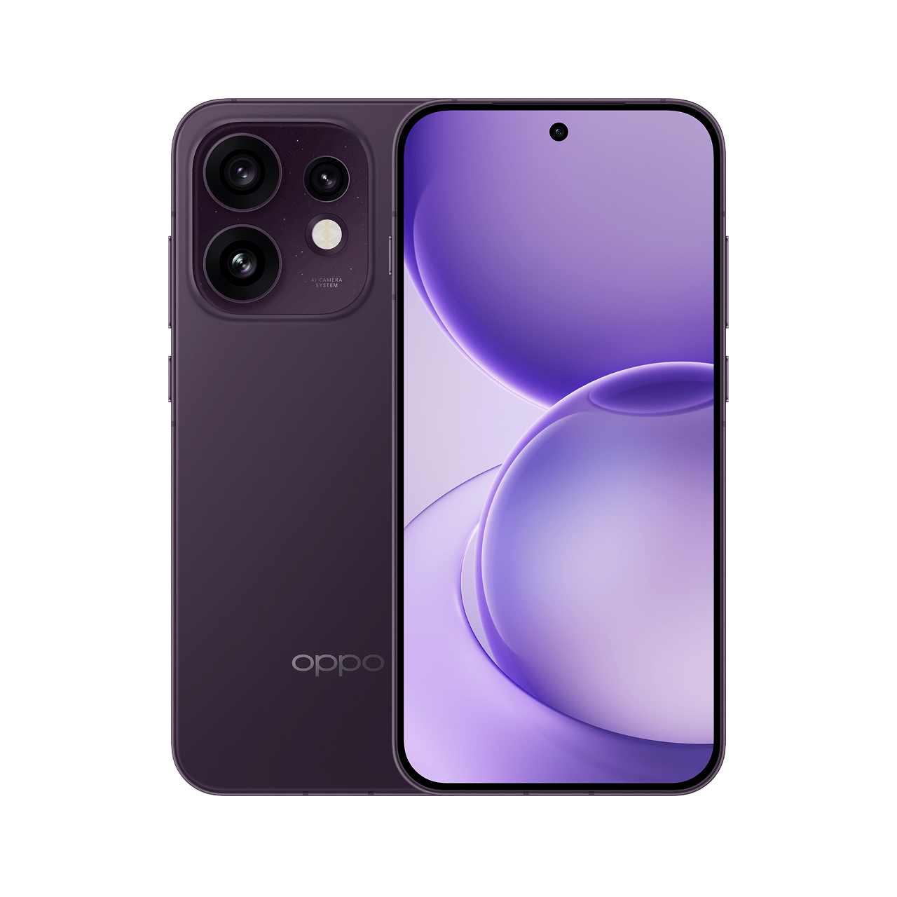 OPPO Reno16 Pro Homepage Double View Purple