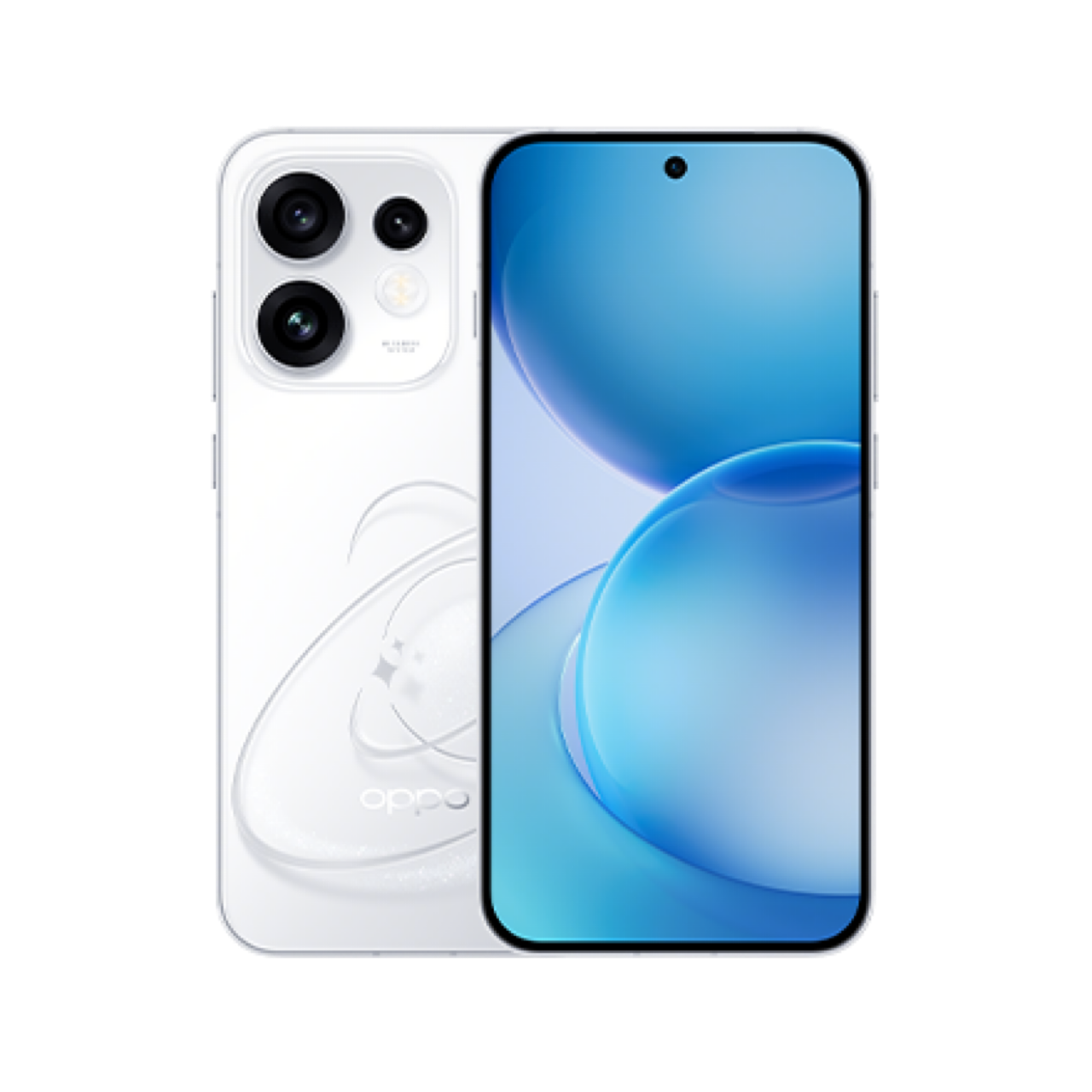 OPPO Reno16 Pro Homepage Double View White